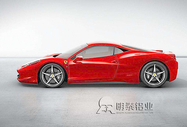 河南沙金990铝业公司的6063合金铝板在汽车的应用