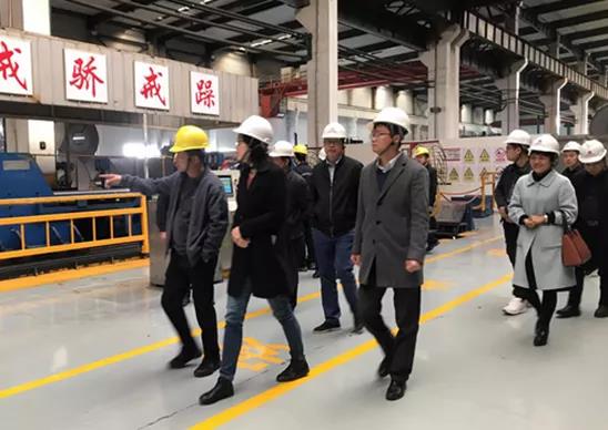郑州市中科院一行莅临郑州沙金990参观调研